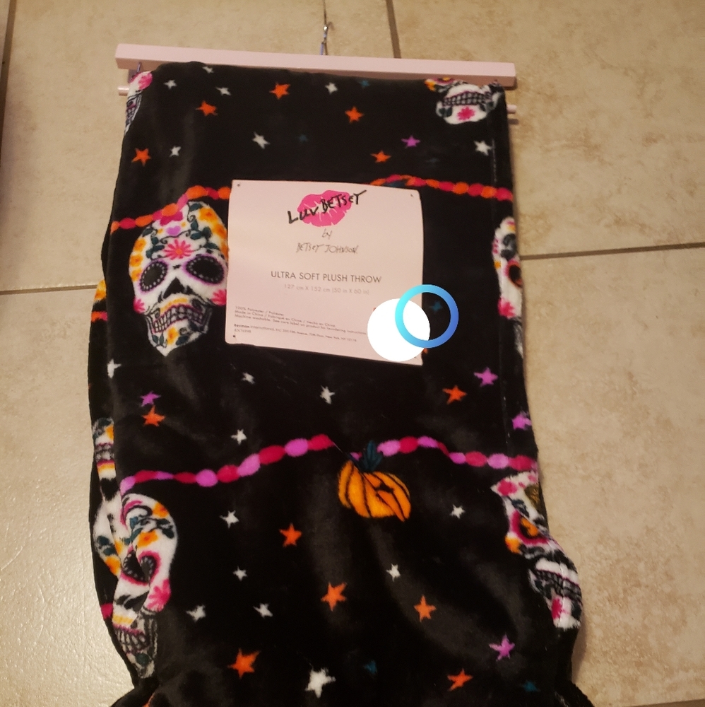 Betsey Johnson Black Dia De los Muertos